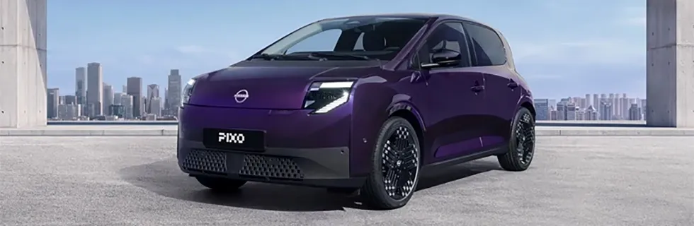 Nissan PIXO is a small electric city car designed for Europe's urban future