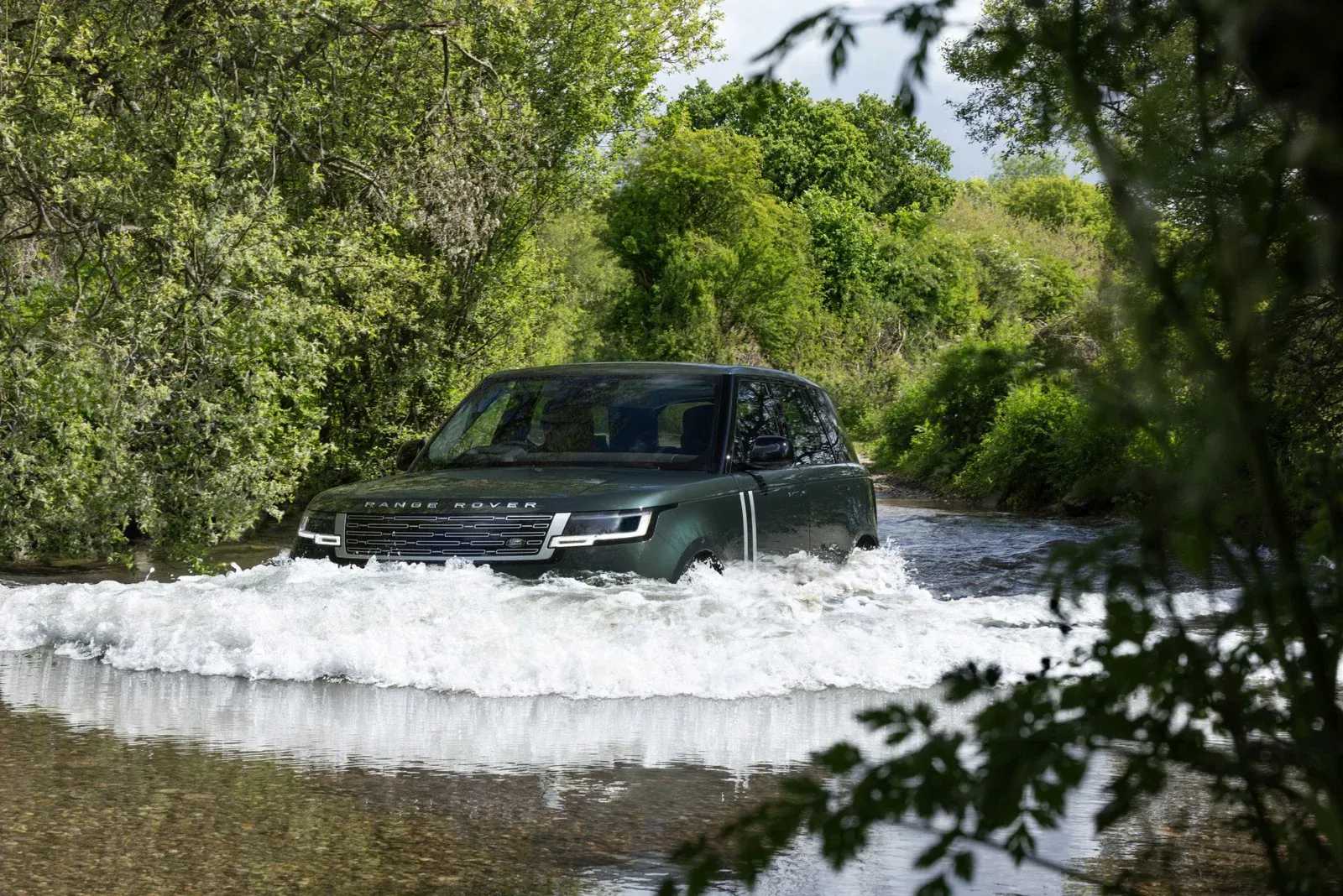 First drive of the Range Rover Electric over rough terrain in Gaydon