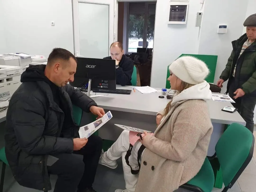 A stationary MVS service center has resumed operations in Kherson