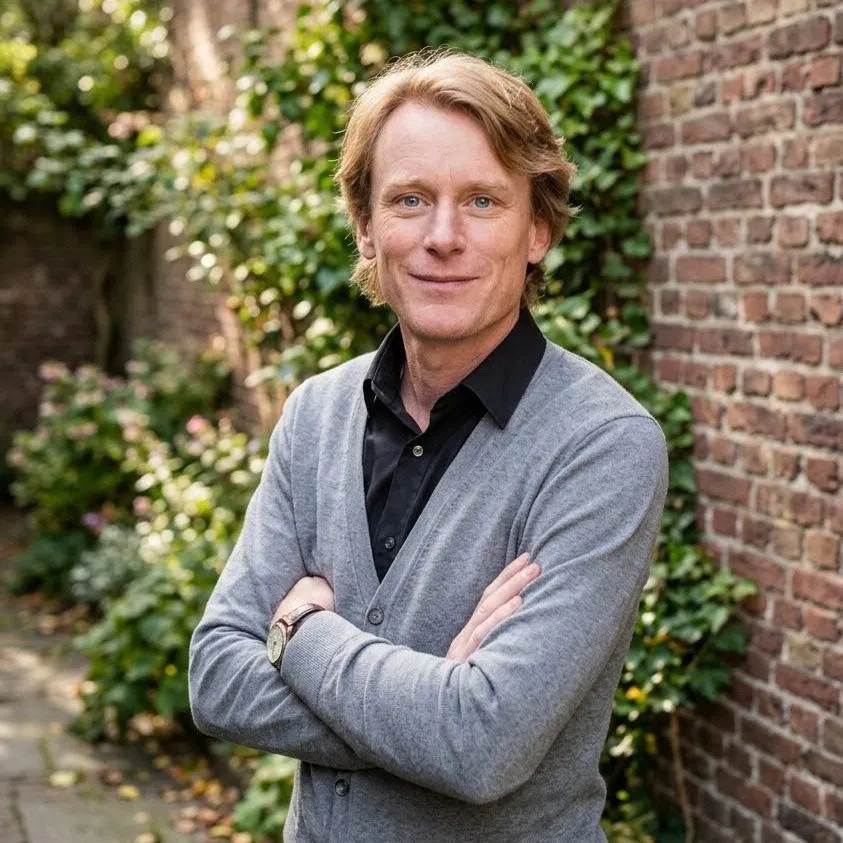 Henrik Holland, President of EV Realty, standing outdoors.
