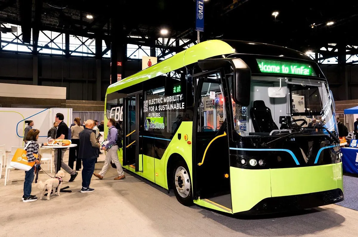 VinFast introduces electric bus lineup to the US